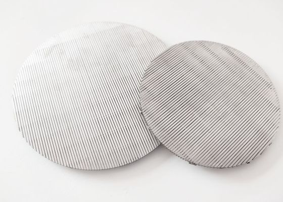 SS304 0.25mm Slot Precision 50 Micron Stainless Steel Mesh Round Shape