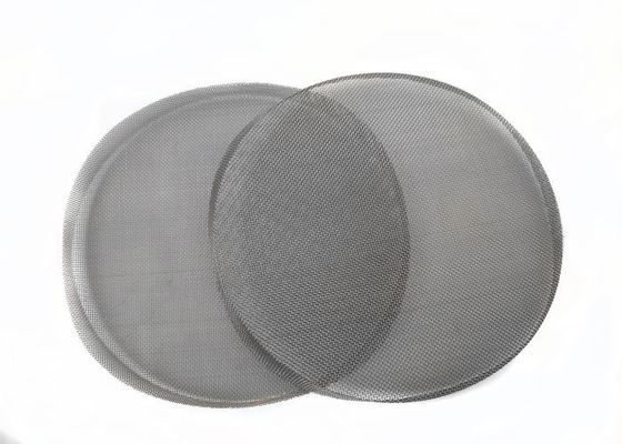 Round Shape 50mm Diameter 316 Stainless Steel Screen Filter Plain Weave